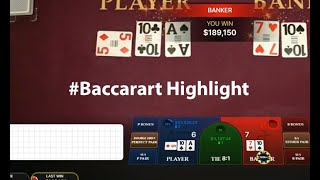 #Baccarat Baccarat Highlight BIG WIN  $189,150