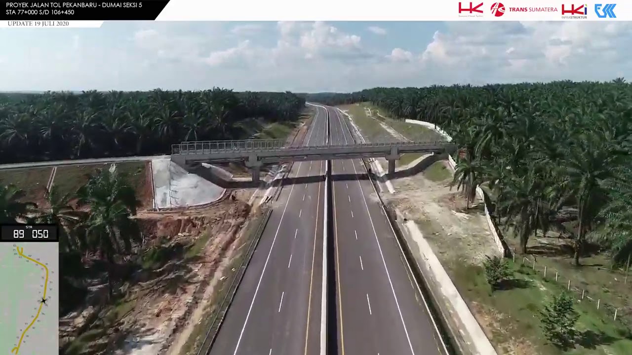 PROYEK JALAN TOL PEKANBARU DUMAI SEKSI 5 TANGGAL 19 JULI 2020 - YouTube