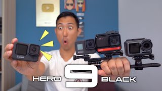 GoPro有前螢幕好用嗎? GoPro 9, 8, Osmo Action, Insta One R效能大比拼!!【劉沛開箱】