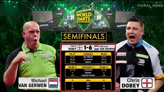 Live Chris Dobey Vs Michael van Gerwen | PDC World Darts Championship 2025 Live