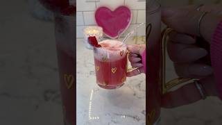 Valentines Day Mocktail 🩷🍦✨ #valentinesday #valentine #mocktail #cocktail #pink #asmrsounds