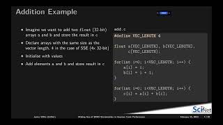 Making use of SIMD Vectorisation to Improve Code Performance