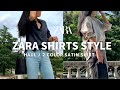 ZARA購入品 / サテンシャツ2色 ザラHAUL / 春夏コーデ