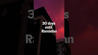 Let the countdown begin! 30 days until Ramadan 🌙✨