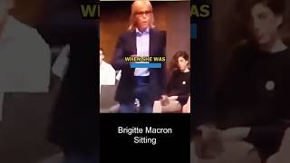 Brigitte Macron Busted ! : Sits Like Man (Rare Footage)