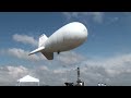 the 17k aerostat by aerostar int l coming in for a landing