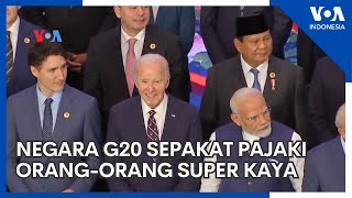 Negara G20 Sepakat akan Pajaki Orang-orang Super Kaya