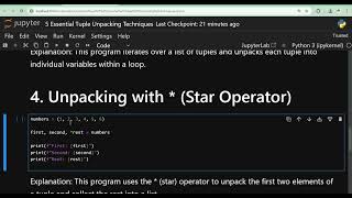 5 Essential Tuple Unpacking Techniques