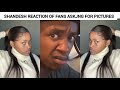 Shandesh reaction of fans asking her for pictures | sdudla goba slender hitmaker