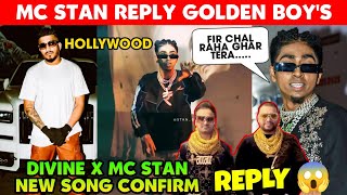 MC Stan Reply Golden Boy's, Mc Stan Hollywood?😱, Mc Stan X Divine New Song Confirm 🥰, Mc Stan Update