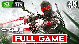 CRYSIS 3 REMASTERED Gameplay Walkthrough Part 1 FULL GAME [4K 60FPS PC RTX] - No Commentary