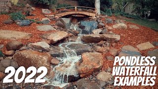 Examples of Pondless Waterfalls from 2022! (Minnesota, USA)