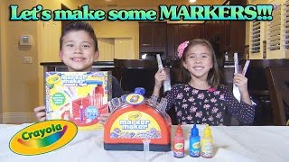 Crayola MARKER MAKER!!! Family Toy Review \u0026 Demonstration