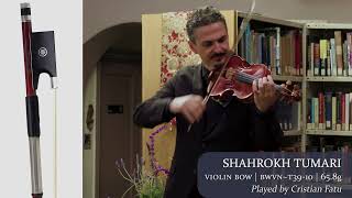 Shahrokh Tumari violin bow / Cristian Fatu / at the Metzler Violin Shop