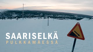 Saariselkä - Sledging (Longest sledge slope in Finland)