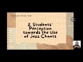 TEYL Article Analysis Assignment About the application of Jazz Chant in English language learning