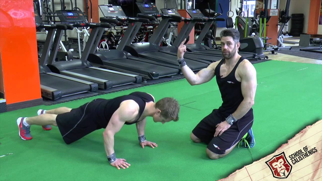 Beginners Calisthenics: Push Up Plus - Best Type Of Push Up - YouTube