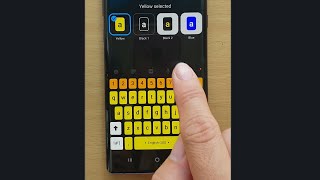 Simple way to change keyboard color on Samsung phones