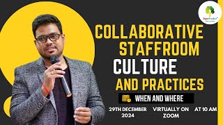 Super Sunday Workshop on Collaborative Staffroom Culture and Practices