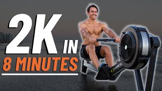 BEAT 8 Minutes for a 2K Row! Follow along training.