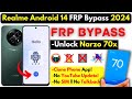 -Android 14 All Realme FRP Bypass 2024 [Without PC] - NARZO 70X Frp Google Account -ClonePhone Fix!