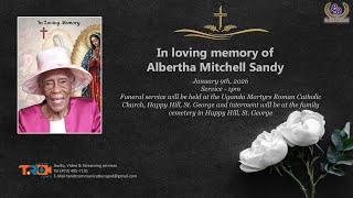 Celebrating the life of Albertha Mitchell-Sandy