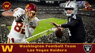 Washington Football Team vs Las Vegas Raiders| Live Reaction & Play by Play | NFL Week 13
