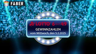 FABER Lotto · Lotto-Gewinnzahlen vom Mittwoch, den 05.02.2025