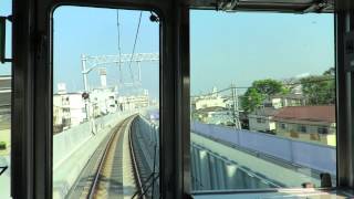 阪神武庫川駅→甲子園駅 連続立体交差事業2015年4月