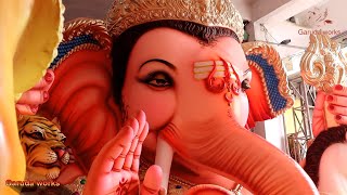 Balapur Ganesh Idol After Painting 2018| Balapur Ganesh 2018 Attraction - Eye Blinking Ganesha