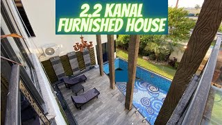 2.2 Kanal Furnished House with Swimming Pool in Citi Housing Society Gujranwala