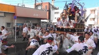 2018博多祇園山笠「流舁き」中洲流・千代流・東流