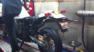 Suzuki Dr780 dyno run