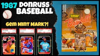 1987 Donruss Baseball Box Break! Baseball Card Exchange Certified!