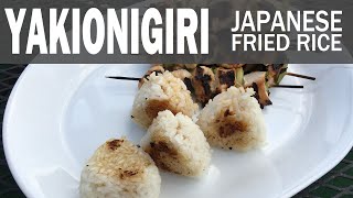 How to Grill YAKIONIGIRI | Japanese Fried Rice Balls on a Weber Q!