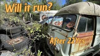 Will this RENAULT ESTAFETTE, abandoned for 22 years, be able to drive again?