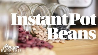Perfect Instant Pot Beans| Quick and Easy Vegan Instant Pot Recipe