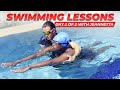 How to Swim with Jonny Rocket | Jeanette Learns to Swim in 2 Days! | Adult Beginner Lessons