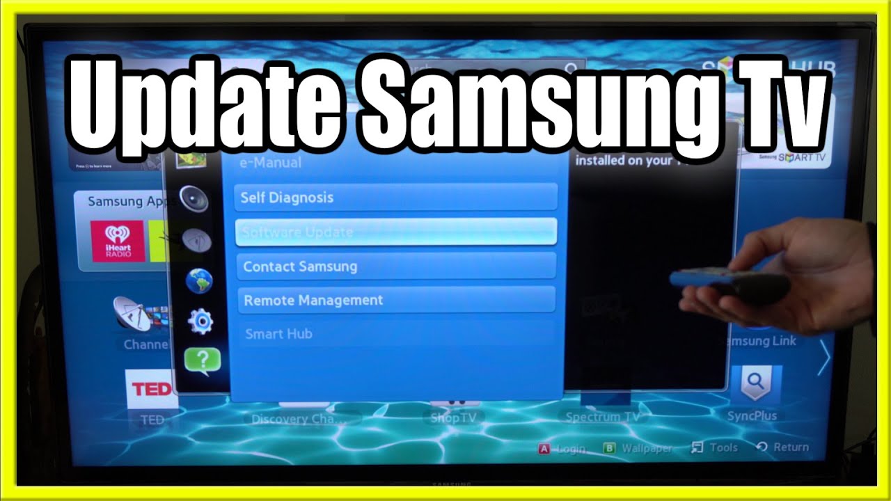 How To Update Software On Samsung Smart TV (Update Apps & Smart Hub ...