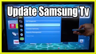 How to Update Software on Samsung Smart TV (Update Apps & Smart Hub)