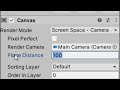 How to stop UI from appearing behind game objects || Unity C# 3D