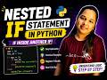 Nested If Statement in Python Explained | Python Decision Making 🔥