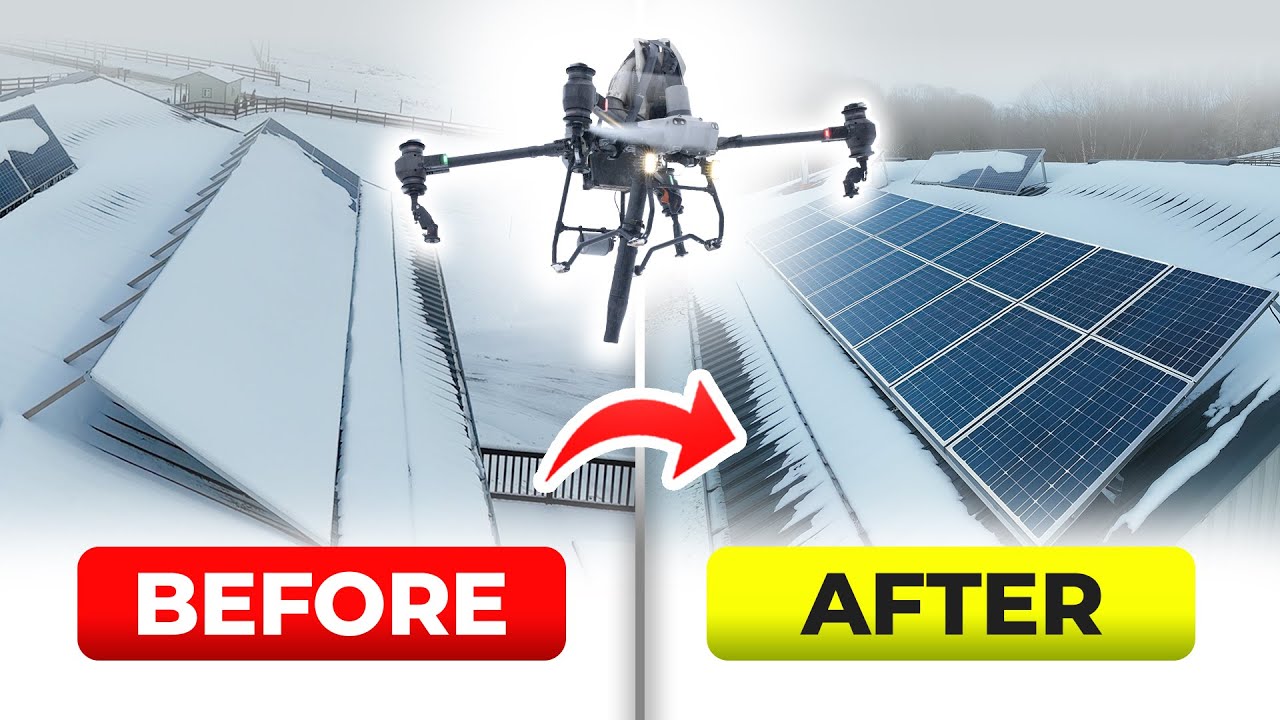 Drone Leaf Blower The Ultimate Solar Panel Hack Go It