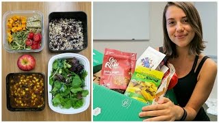 What I Ate on a Busy School Day + Healthy Snack Haul (Vegan)