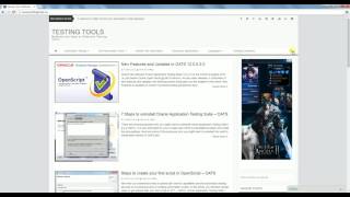 OATS Tutorial #1 - Installation Steps of Oracle Application Testing suite - OATS 12.5.0.3.0