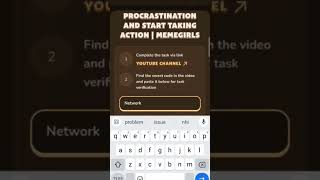 How to beat procrastination and start taking action memefi code #memefi