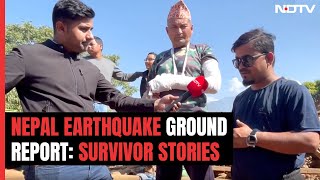 NDTV Ground Report: "Standing Exactly Where I Was Buried Under Rubble": Nepal Earthquake Survivor