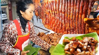 Yummy Pork BBQ, Pork Braised \u0026 Grill Duck - Cambodian Street Food