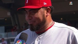 PHI@WSH: Benoit on his first save with the Phillies