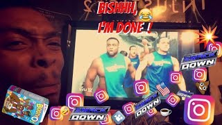 Team Smack Down - kicks Monday Night Raw's Ass 🔥💥💪🏽 - wrestleshade Reaction